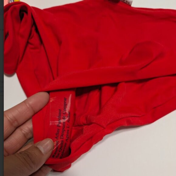 AVA CLEAN FINISH BIKINI BOTTOM- Size Large in Fiery Red-NWOT - Picture 7 of 7